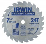 Rubbermaid Commercial 25130 Irwin Carbide-Tipped Circular Saw Blades