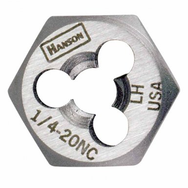 Rubbermaid Commercial 7244 Irwin Hanson Re-threading Hexagon Fractional Dies Right & Left-hand (HCS)