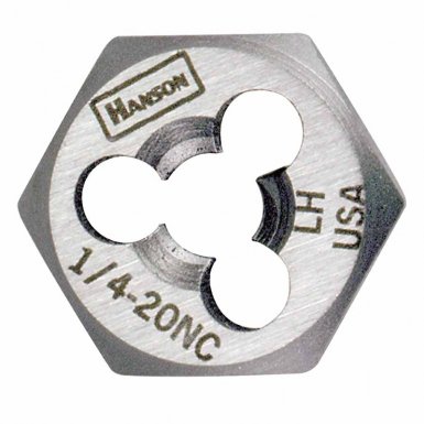 Rubbermaid Commercial 7234 Irwin Hanson Re-threading Hexagon Fractional Dies Right & Left-hand (HCS)