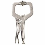 Rubbermaid Commercial 18 Irwin Vise-Grip Locking C-Clamps with Swivel Pads
