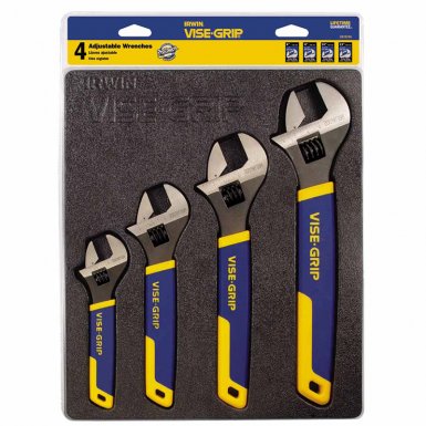 Rubbermaid Commercial 2078706 Irwin Vise-Grip 4-pc Adjustable Wrench Tray Sets