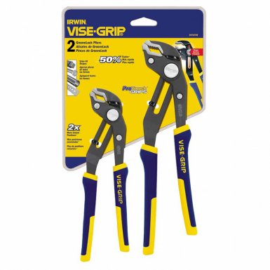 Rubbermaid Commercial 2078709 Irwin Vise-Grip 2-pc GrooveLock Pliers Sets