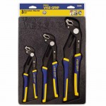 Rubbermaid Commercial 2078710 Irwin Vise-Grip 3-pc GrooveLock Pliers Sets