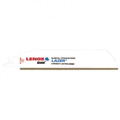Rubbermaid Commercial 210956118GR Lenox Gold Lazer Reciprocating Saw Blades