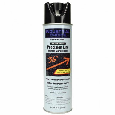 Rust-Oleum 1875838 Industrial Choice M1600/M1800 System Precision-Line Inverted Marking Paints