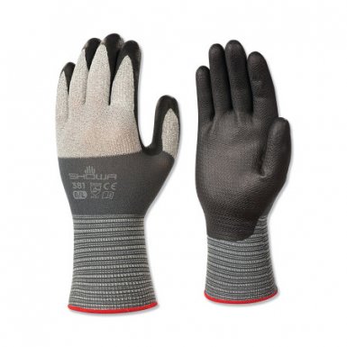 SHOWA 381XL09 381 Palm Nitrile Covered Gloves