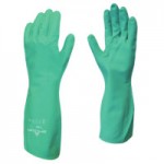 SHOWA 730-11 Flock-Lined Nitrile Disposable Gloves