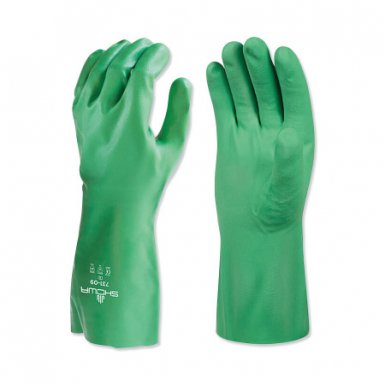 SHOWA 73109 Flocked Lined Nitrile Biodegradable Gloves
