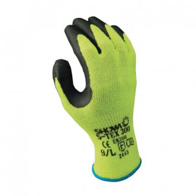 SHOWA STEX300S07 S-Tex 300 Rubber Palm-Coated Gloves