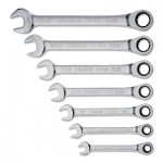 Stanley 76174945423 7 Pc. SAE Ratcheting Combination Wrench Sets