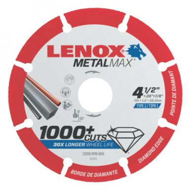 Stanley 1972926 Lenox MetalMax Cut-Off Wheels