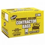 Warp Brothers HB33-60-R Trash Can Liners with Recycled Plastic
