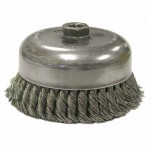 Weiler 12576 Double Row Heavy-Duty Knot Wire Cup Brushes