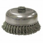 Weiler 12906 Double Row Heavy-Duty Knot Wire Cup Brushes