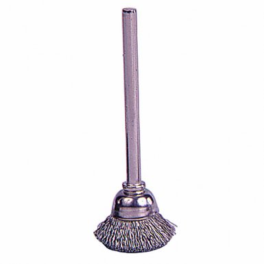 Weiler 26075 Miniature Stem-Mounted Cup Brushes