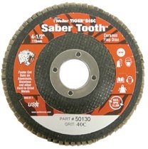 Weiler 50130 Saber Tooth Abrasive Flap Discs