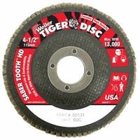 Weiler 50131 Saber Tooth Abrasive Flap Discs