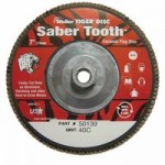 Weiler 50139 Saber Tooth Abrasive Flap Discs