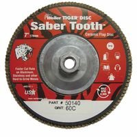 Weiler 50140 Saber Tooth Abrasive Flap Discs