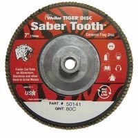 Weiler 50141 Saber Tooth Abrasive Flap Discs