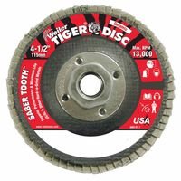Weiler 50105 Saber Tooth Ceramic Flap Discs