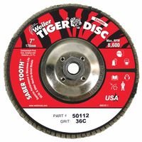 Weiler 50112 Saber Tooth Ceramic Flap Discs