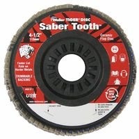 Weiler 50118 Saber Tooth Trimmable Ceramic Flap Discs