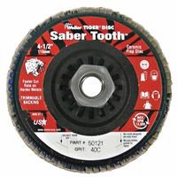 Weiler 50121 Saber Tooth Trimmable Ceramic Flap Discs