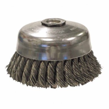 Weiler 12276 Single Row Heavy-Duty Knot Wire Cup Brushes