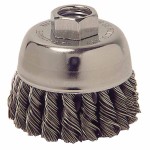 Weiler 13025 Single Row Heavy-Duty Knot Wire Cup Brushes