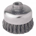 Weiler 12206 Single Row Heavy-Duty Knot Wire Cup Brushes