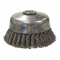 Weiler 12256 Single Row Heavy-Duty Knot Wire Cup Brushes