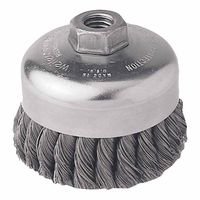 Weiler 12326 Single Row Heavy-Duty Knot Wire Cup Brushes