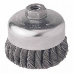 Weiler 12406 Single Row Heavy-Duty Knot Wire Cup Brushes
