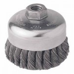 Weiler 12416 Single Row Heavy-Duty Knot Wire Cup Brushes