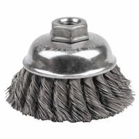 Weiler 12736 Single Row Heavy-Duty Knot Wire Cup Brushes