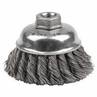 Weiler 12746 Single Row Heavy-Duty Knot Wire Cup Brushes