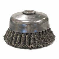 Weiler 12816 Single Row Heavy-Duty Knot Wire Cup Brushes