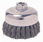 Weiler 12886 Single Row Heavy-Duty Knot Wire Cup Brushes