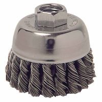 Weiler 13021 Single Row Heavy-Duty Knot Wire Cup Brushes