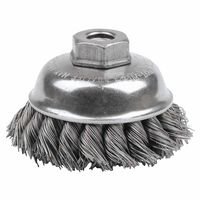 Weiler 13153 Single Row Heavy-Duty Knot Wire Cup Brushes
