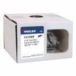 Weiler 13156P Single Row Heavy-Duty Knot Wire Cup Brushes