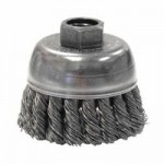 Weiler 13281 Single Row Heavy-Duty Knot Wire Cup Brushes