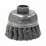 Weiler 13283 Single Row Heavy-Duty Knot Wire Cup Brushes