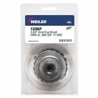 Weiler 13286P Single Row Heavy-Duty Knot Wire Cup Brushes