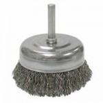 Weiler 14317 Stem-Mounted Crimped Wire Cup Brushes