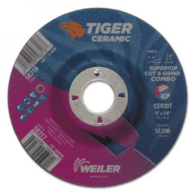Weiler 58317 Tiger Ceramic Combo Wheels