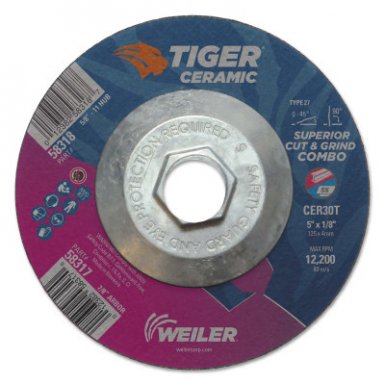 Weiler 58318 Tiger Ceramic Combo Wheels