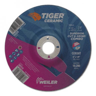 Weiler 58319 Tiger Ceramic Combo Wheels