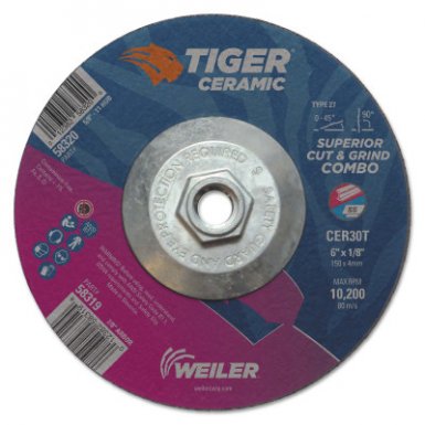 Weiler 58320 Tiger Ceramic Combo Wheels